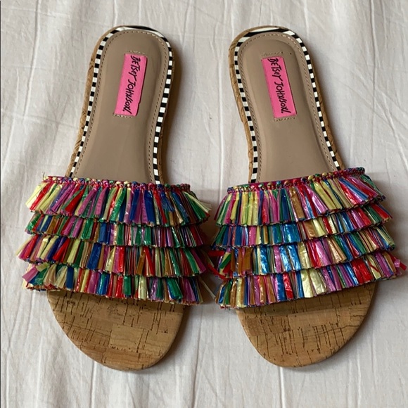 Betsey Johnson Slides - Picture 1 of 5